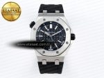 Audemars Piguet Diver 15710 Black Dial on Black SA3120 - Görsel 3