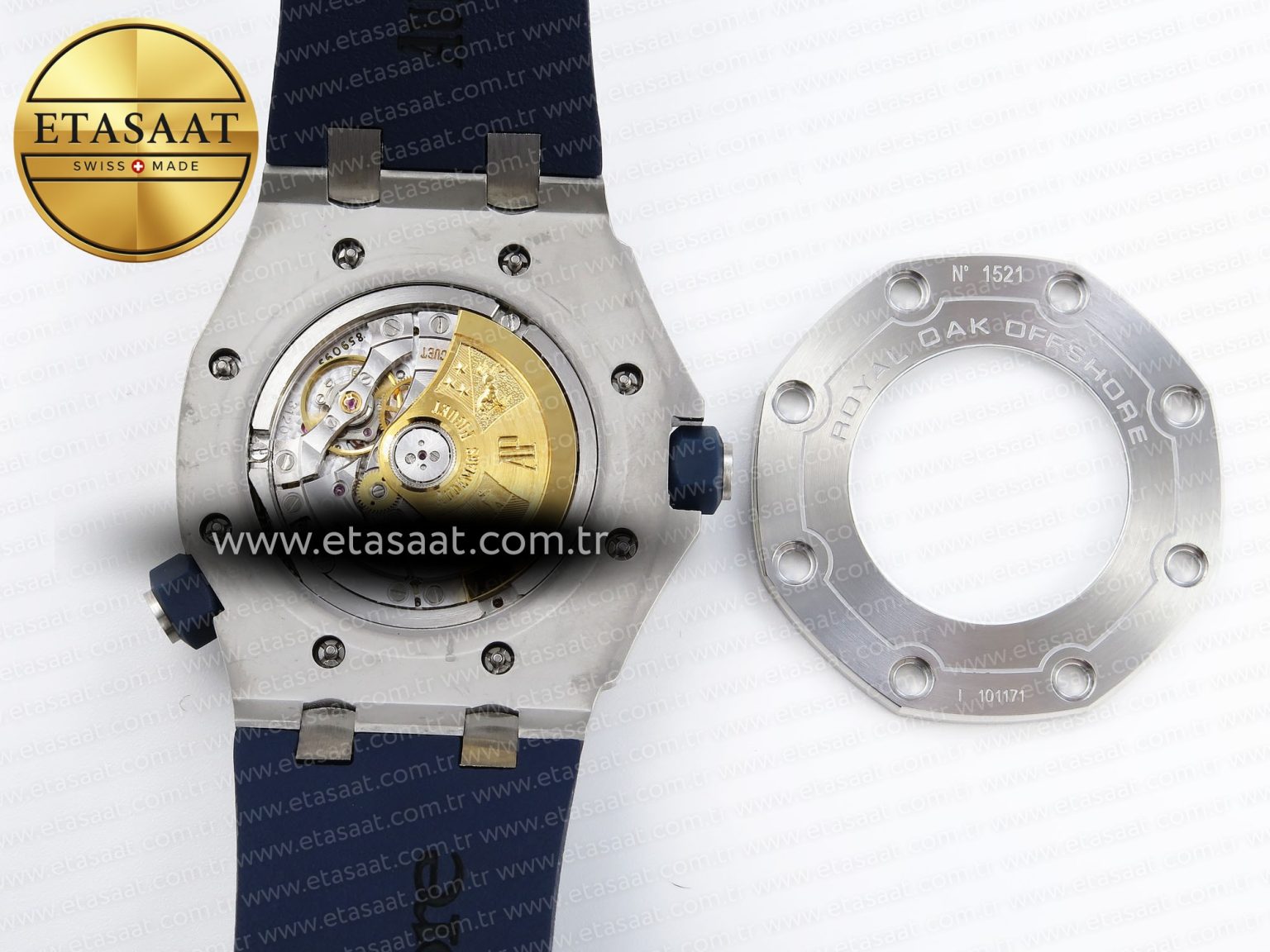 Audemars Piguet Diver 15710 Blue Dial on Blue SA3120 - Görsel 18