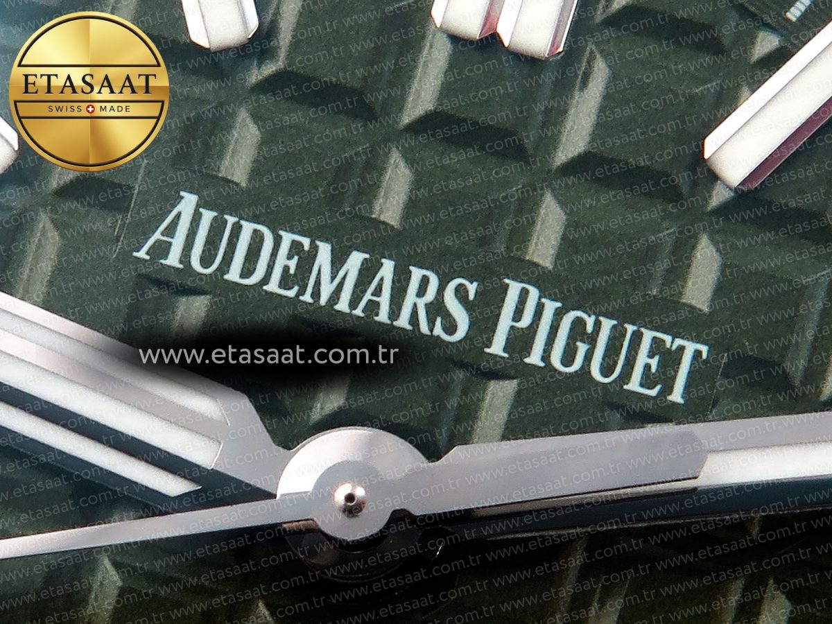 Audemars Piguet Diver 15710 Green Dial on Green SA3120 - Görsel 10