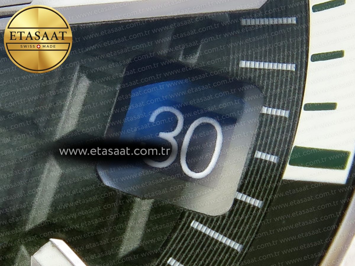Audemars Piguet Diver 15710 Green Dial on Green SA3120 - Görsel 11