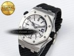 Audemars Piguet  Diver 15710 White Dial on Black SA3120