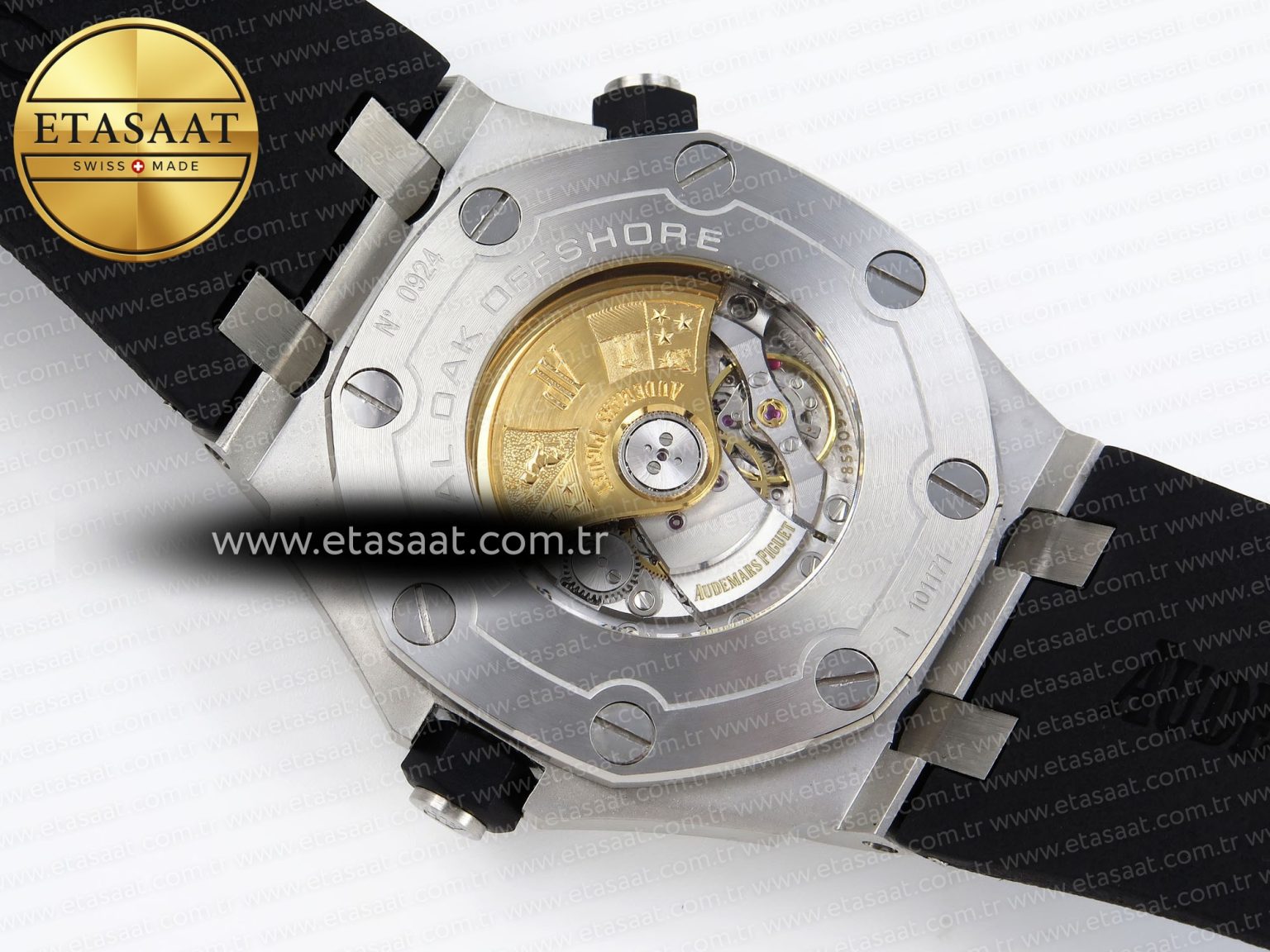 Audemars Piguet  Diver 15710 White Dial on Black SA3120 - Görsel 17