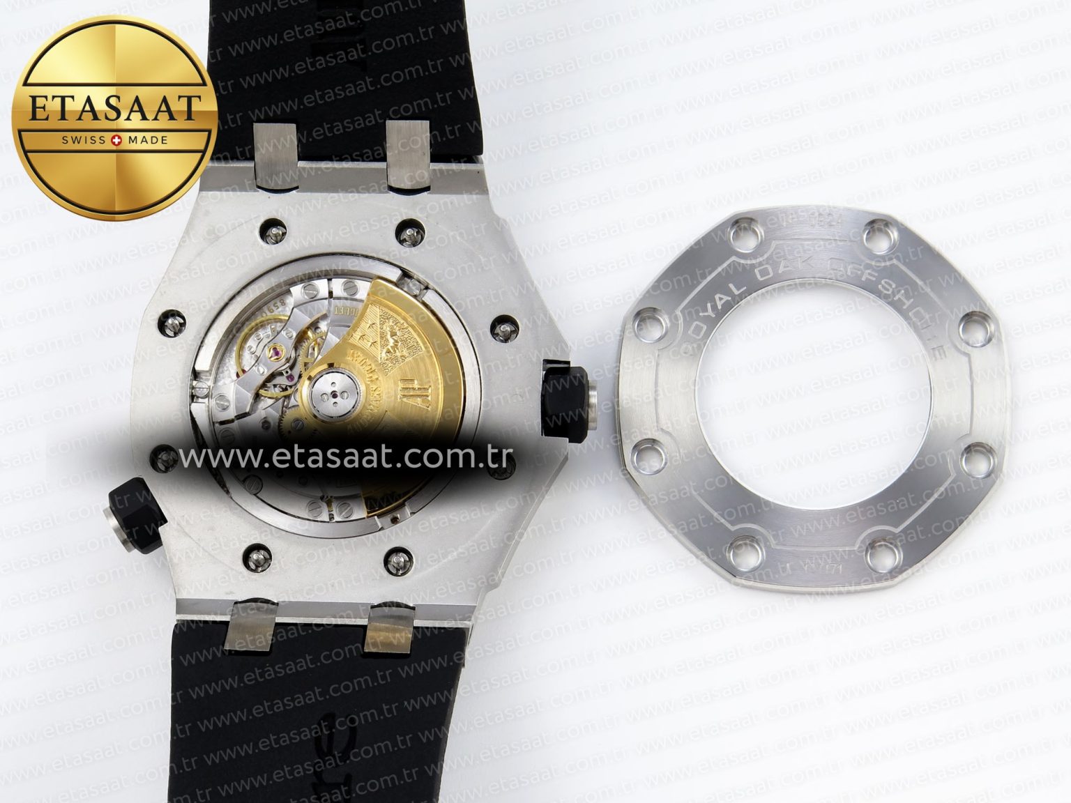 Audemars Piguet  Diver 15710 White Dial on Black SA3120 - Görsel 18