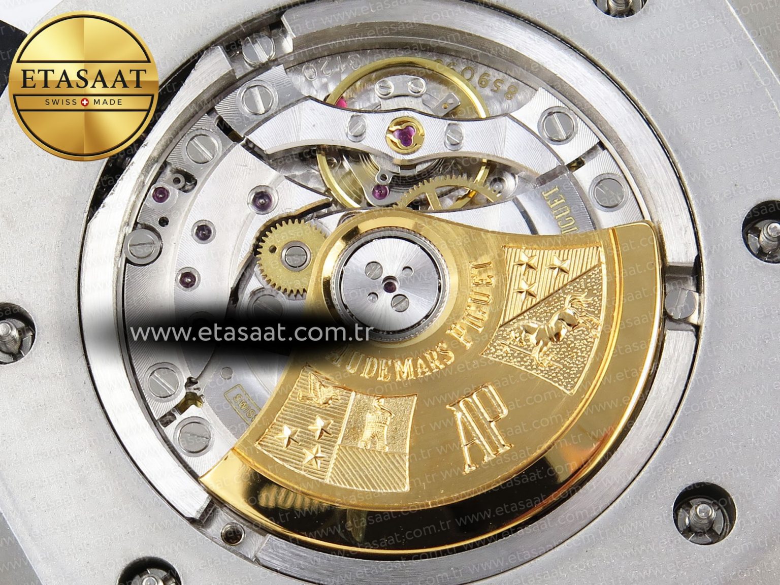 Audemars Piguet  Diver 15710 White Dial on Black SA3120 - Görsel 20