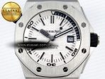 Audemars Piguet  Diver 15710 White Dial on Black SA3120 - Görsel 4