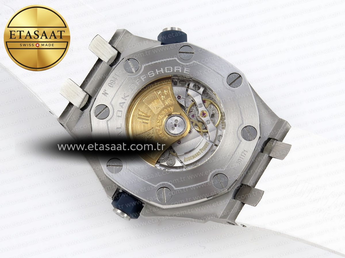 Audemars Piguet Diver 15710 White Dial on White SA3120 - Görsel 18