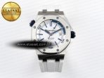 Audemars Piguet Diver 15710 White Dial on White SA3120 - Görsel 3