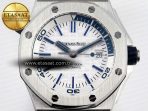 Audemars Piguet Diver 15710 White Dial on White SA3120 - Görsel 4