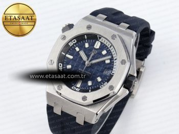 ROYAL OAK OFFSHORE DIVER 15720 APSF 1:1 BEST EDITION BLUE DIAL ON BLUE RUBBER STRAP SA4308