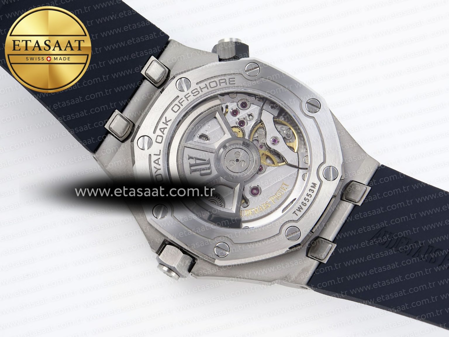 ROYAL OAK OFFSHORE DIVER 15720 APSF 1:1 BEST EDITION BLUE DIAL ON BLUE RUBBER STRAP SA4308 - Görsel 17