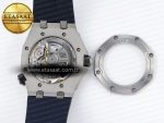 ROYAL OAK OFFSHORE DIVER 15720 APSF 1:1 BEST EDITION BLUE DIAL ON BLUE RUBBER STRAP SA4308 - Görsel 18