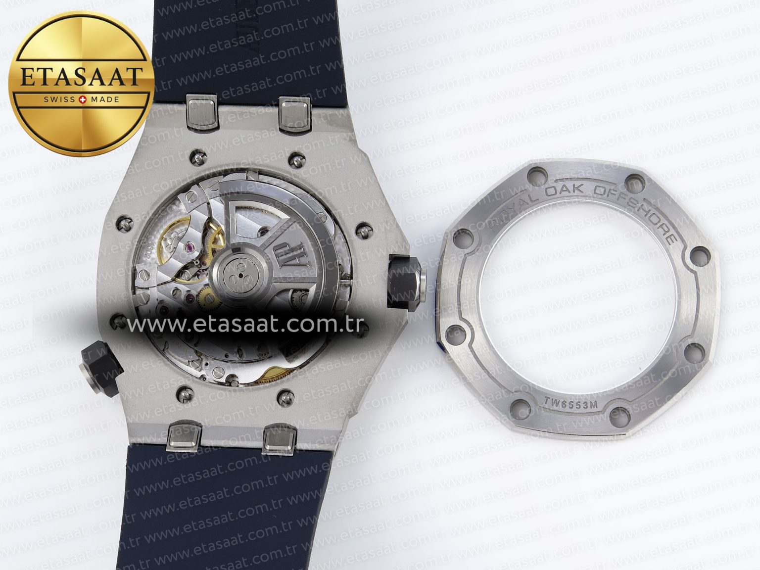 ROYAL OAK OFFSHORE DIVER 15720 APSF 1:1 BEST EDITION BLUE DIAL ON BLUE RUBBER STRAP SA4308 - Görsel 18