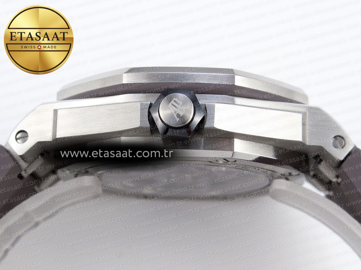 Audemars Piguet ROYAL OAK OFFSHORE DIVER 15720 GRAY DIAL ON GRAY SA4308 - Görsel 14
