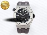 Audemars Piguet ROYAL OAK OFFSHORE DIVER 15720 GRAY DIAL ON GRAY SA4308 - Görsel 3