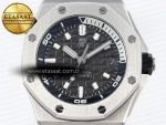 Audemars Piguet ROYAL OAK OFFSHORE DIVER 15720 GRAY DIAL ON GRAY SA4308 - Görsel 4