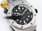 Audemars Piguet ROYAL OAK OFFSHORE DIVER 15720 GRAY DIAL ON GRAY SA4308 - Görsel 5