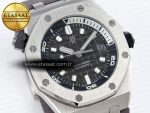 Audemars Piguet ROYAL OAK OFFSHORE DIVER 15720 GRAY DIAL ON GRAY SA4308 - Görsel 5
