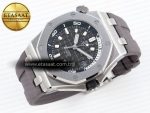 Audemars Piguet ROYAL OAK OFFSHORE DIVER 15720 GRAY DIAL ON GRAY SA4308 - Görsel 6