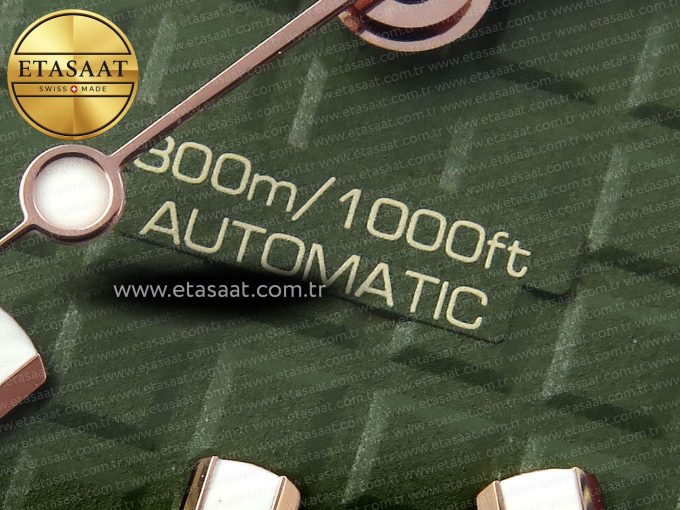 ROYAL OAK OFFSHORE DIVER 15720 APSF 1:1 BEST EDITION GREEN DIAL ON GREEN RUBBER STRAP SA4308 - Görsel 11