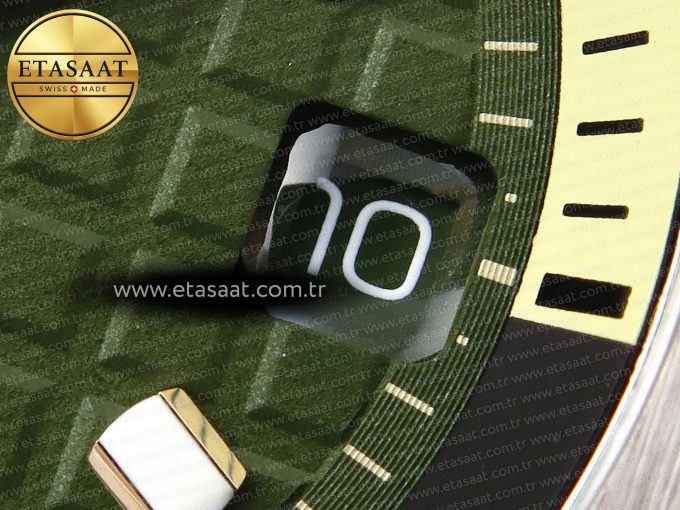 ROYAL OAK OFFSHORE DIVER 15720 APSF 1:1 BEST EDITION GREEN DIAL ON GREEN RUBBER STRAP SA4308 - Görsel 13