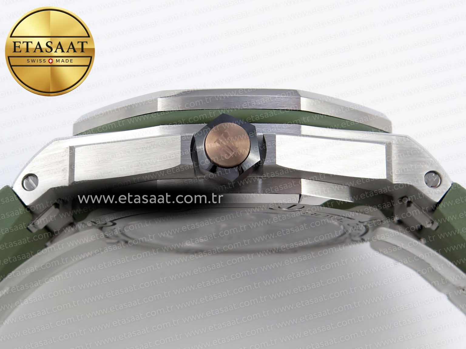 Audemars Piguet ROYAL OAK OFFSHORE DIVER 15720 GREEN DIAL ON GREEN SA4308 - Görsel 15