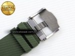 ROYAL OAK OFFSHORE DIVER 15720 APSF 1:1 BEST EDITION GREEN DIAL ON GREEN RUBBER STRAP SA4308 - Görsel 27