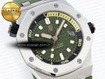 Audemars Piguet ROYAL OAK OFFSHORE DIVER 15720 GREEN DIAL ON GREEN SA4308 - Görsel 5