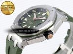 Audemars Piguet ROYAL OAK OFFSHORE DIVER 15720 GREEN DIAL ON GREEN SA4308 - Görsel 9