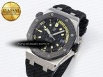Audemars Piguet ROYAL OAK OFFSHORE DIVER 15720 BLACK DIAL ON BLACK SA4308