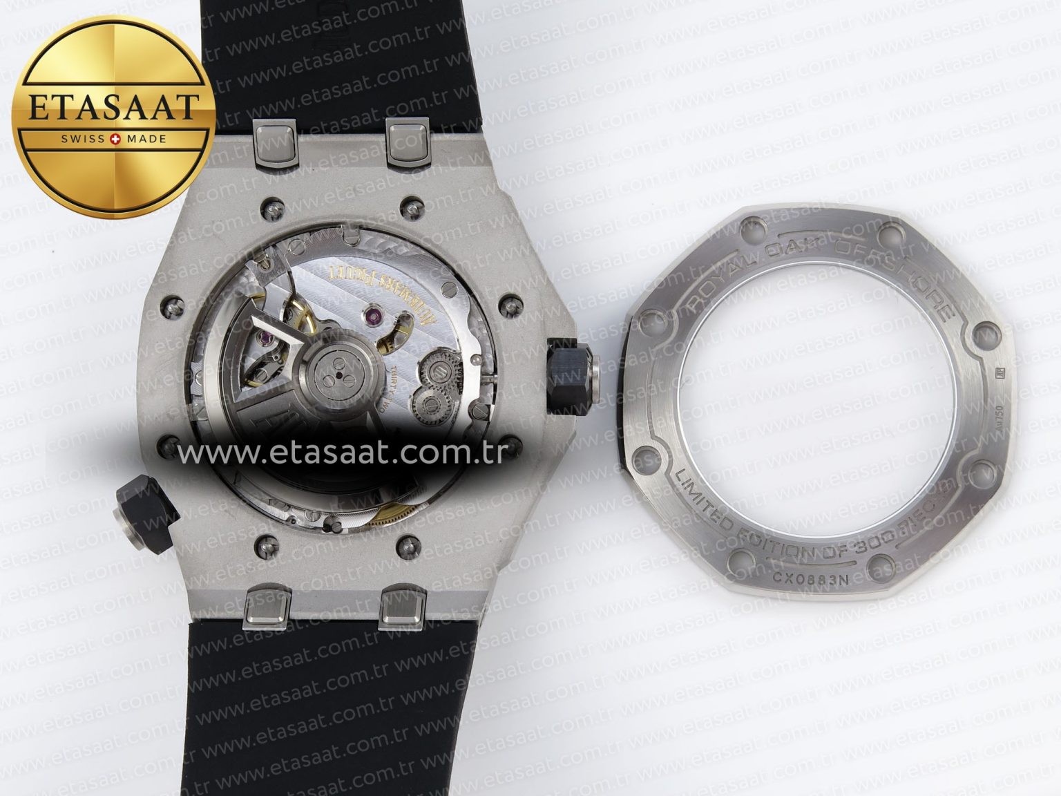 Audemars Piguet ROYAL OAK OFFSHORE DIVER 15720 BLACK DIAL ON BLACK SA4308 - Görsel 17