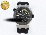 Audemars Piguet ROYAL OAK OFFSHORE DIVER 15720 BLACK DIAL ON BLACK SA4308 - Görsel 3