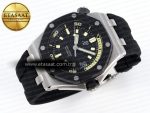 Audemars Piguet ROYAL OAK OFFSHORE DIVER 15720 BLACK DIAL ON BLACK SA4308 - Görsel 6