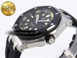 Audemars Piguet ROYAL OAK OFFSHORE DIVER 15720 BLACK DIAL ON BLACK SA4308 - Görsel 8