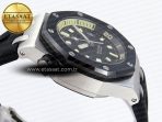 Audemars Piguet ROYAL OAK OFFSHORE DIVER 15720 BLACK DIAL ON BLACK SA4308 - Görsel 9