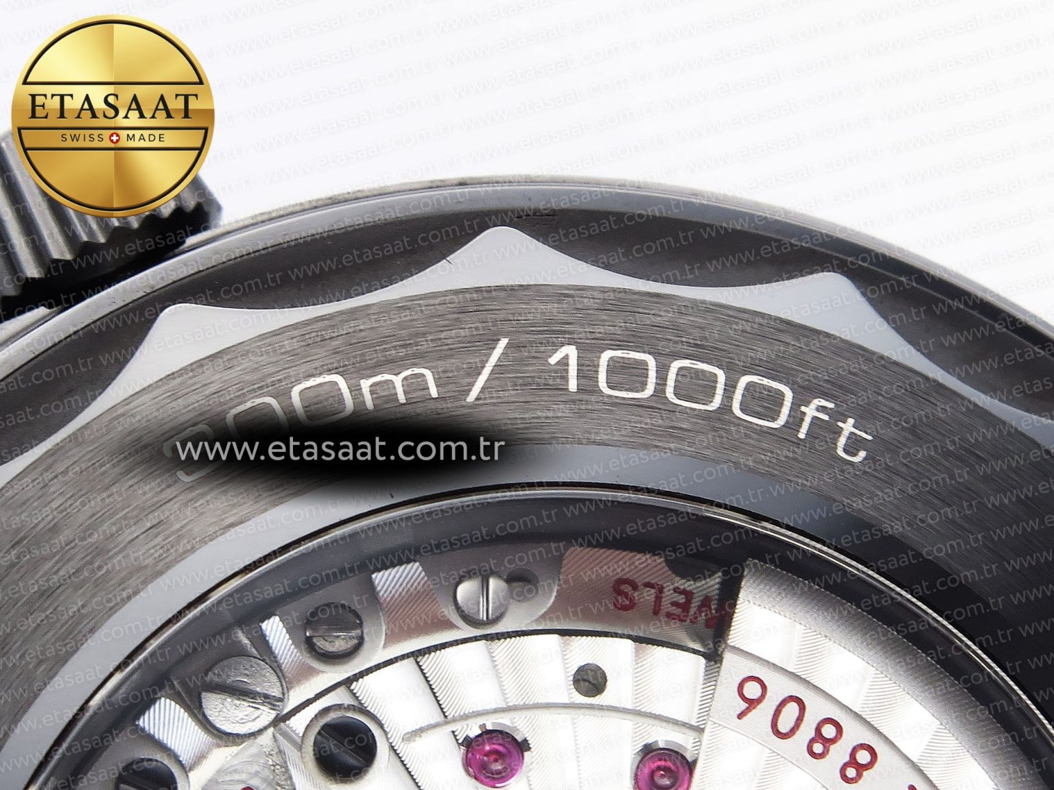 Omega SEAMASTER 300M  BLACK DIAL ON BLACK A8806 - Görsel 23