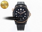 Omega SEAMASTER 300M BLACK DIAL RG BEZEL ON BLACK A8806 - Görsel 3