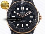 Omega SEAMASTER 300M BLACK DIAL RG BEZEL ON BLACK A8806 - Görsel 4