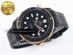 Omega SEAMASTER 300M BLACK DIAL RG BEZEL ON BLACK A8806 - Görsel 7