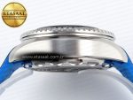 SEAMASTER PLANET OCEAN 6000M ULTRA DEEP 45.5MM SS TF 1:1 BEST EDITION BLUE DIAL BLACK BEZEL ON RUBBER STRAP A2824 - Görsel 13