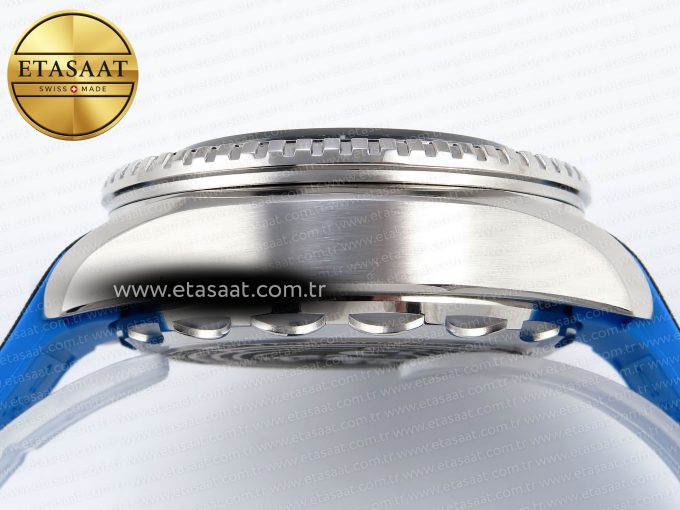 SEAMASTER PLANET OCEAN 6000M ULTRA DEEP 45.5MM SS TF 1:1 BEST EDITION BLUE DIAL BLACK BEZEL ON RUBBER STRAP A2824 - Görsel 13