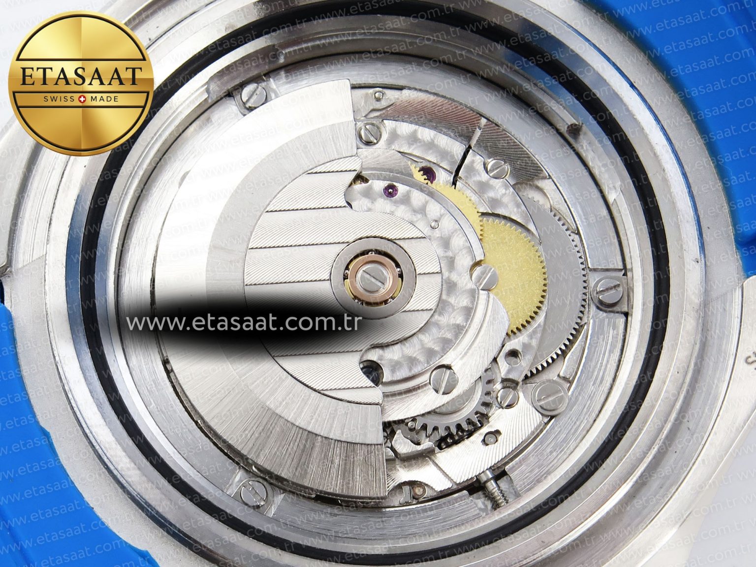 SEAMASTER PLANET OCEAN 6000M ULTRA DEEP 45.5MM SS TF 1:1 BEST EDITION BLUE DIAL BLACK BEZEL ON RUBBER STRAP A2824 - Görsel 19