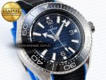 SEAMASTER PLANET OCEAN 6000M ULTRA DEEP 45.5MM SS TF 1:1 BEST EDITION BLUE DIAL BLACK BEZEL ON RUBBER STRAP A2824 - Görsel 5
