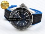 SEAMASTER PLANET OCEAN 6000M ULTRA DEEP 45.5MM SS TF 1:1 BEST EDITION BLUE DIAL BLACK BEZEL ON RUBBER STRAP A2824 - Görsel 6