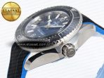 SEAMASTER PLANET OCEAN 6000M ULTRA DEEP 45.5MM SS TF 1:1 BEST EDITION BLUE DIAL BLACK BEZEL ON RUBBER STRAP A2824 - Görsel 8