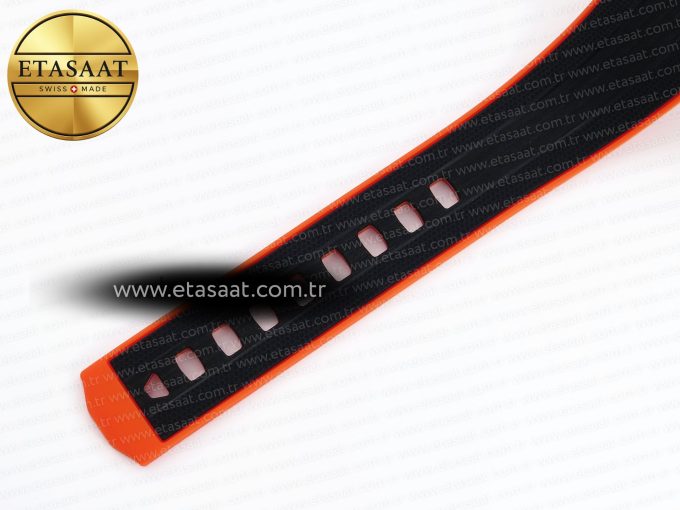 SEAMASTER PLANET OCEAN 6000M ULTRA DEEP 45.5MM SS TF 1:1 BEST EDITION GRAY DIAL ORANGE BEZEL ON RUBBER STRAP A2824 - Görsel 25