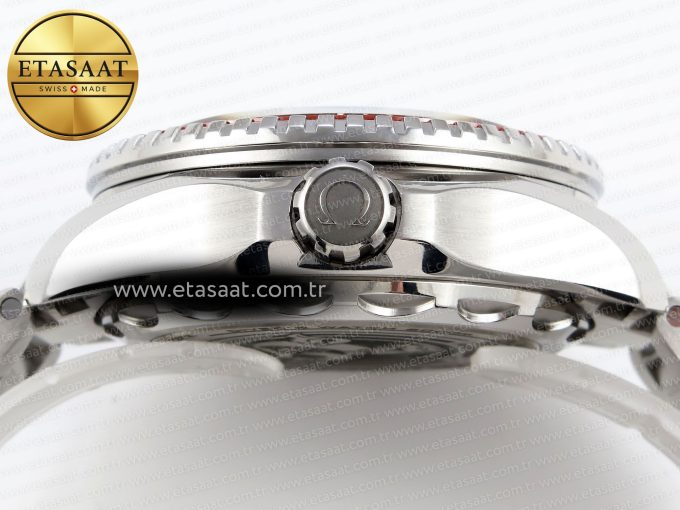 SEAMASTER PLANET OCEAN 6000M ULTRA DEEP 45.5MM SS TF 1:1 BEST EDITION GRAY DIAL ORANGE BEZEL ON SS BRACELET A2824 - Görsel 14