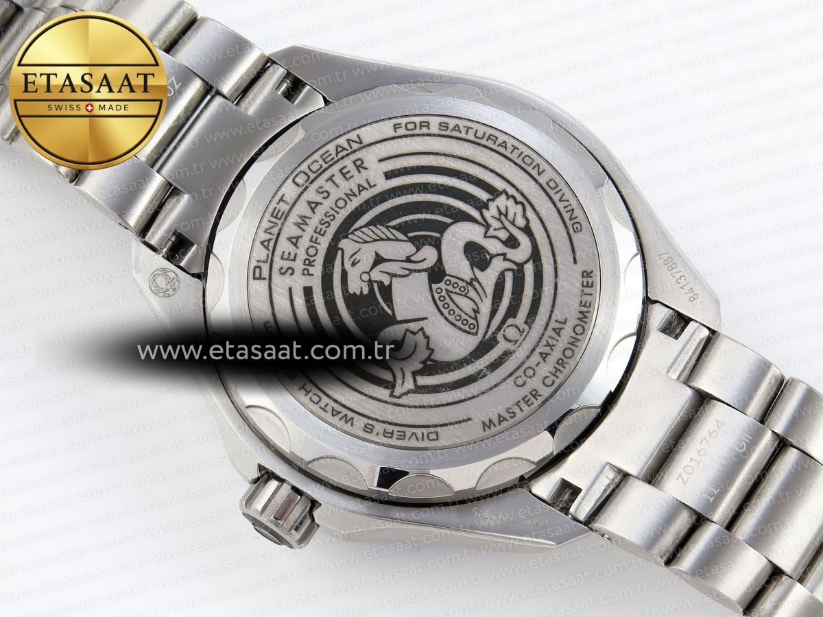 SEAMASTER PLANET OCEAN 6000M ULTRA DEEP 45.5MM SS TF 1:1 BEST EDITION GRAY DIAL ORANGE BEZEL ON SS BRACELET A2824 - Görsel 16