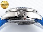 SEAMASTER PLANET OCEAN 6000M ULTRA DEEP 45.5MM SS TF 1:1 BEST EDITION WHITE DIAL BLUE BEZEL ON RUBBER STRAP A2824 - Görsel 14