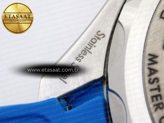 SEAMASTER PLANET OCEAN 6000M ULTRA DEEP 45.5MM SS TF 1:1 BEST EDITION WHITE DIAL BLUE BEZEL ON RUBBER STRAP A2824 - Görsel 23