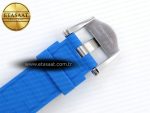 SEAMASTER PLANET OCEAN 6000M ULTRA DEEP 45.5MM SS TF 1:1 BEST EDITION WHITE DIAL BLUE BEZEL ON RUBBER STRAP A2824 - Görsel 27